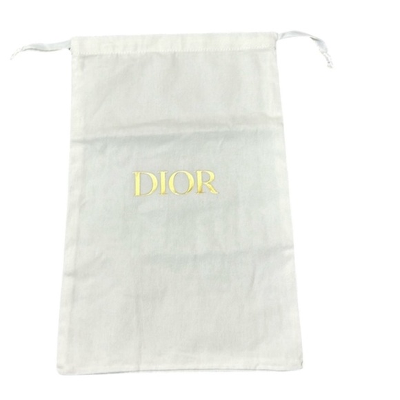 Dior White Luxury Dust Bag, New, Gold Lettering, 8” x 13”, Luxe, Chic, Designer - Picture 1 of 2